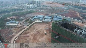 100萬像素-深圳高新西中建五局施工現場塔吊安裝高速球監(jiān)控演示